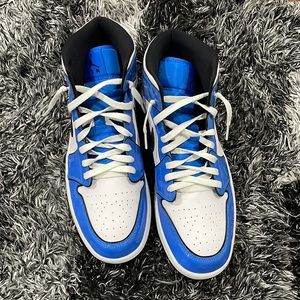 Signal Blue Jordan 1s
